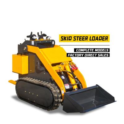 Китай Hotels China Mini Track Agricultural Skid Steer Loader Excavator Cargadora Multifunctional Long Service Life With Earth Drill Rigs продается