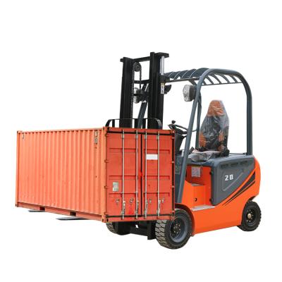 China Building Material Shop Telescopic Forklift 3 Ton Mini Self Lifting Stacker Forklifts Electric Pallet Stacker Forklift from China Suppliers en venta