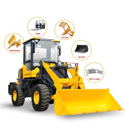 China Farms Face 4 Wheel Manufacturer Mini Wheel Loader Master Cylinder Front End Shovel Loaders Articulated Small Compact Wheel Loader en venta