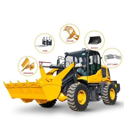 Κίνα Farms Shanding China Radlader Import 1500kg Construction Machine Small Agricultural Front End Wheel Loader With Attachments προς πώληση