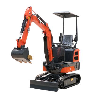 Chine Farms Mini Excavator Moving Type 1.2 ton excavator for sale mini crawler hydraulic excavator mini crawler exca à vendre