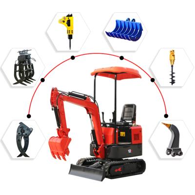 Κίνα Micro Farms Shanding SD12S 1000KG Mini Excavator Digger 1 Ton Small Bagger For Sale προς πώληση