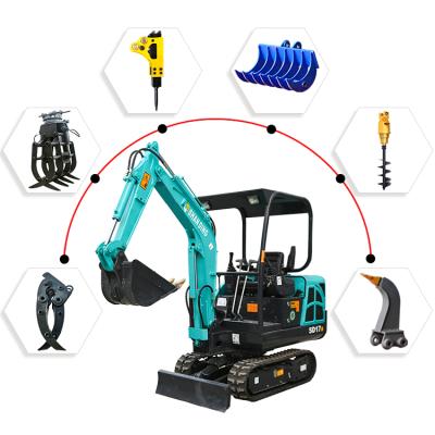 中国 Hotels Wholesale Good Price Chinese Garden Mini Excavator Machine Excavator 1.6t Digging Excavadoras 販売のため