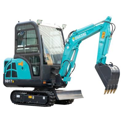 中国 Construction worksÂ   Manufacturer Hydraulic Excavator Garden Digger 1.6 Ton 1600kg Mini Excavator Digger Price 販売のため