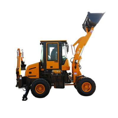 China High Quality Hotels Factory Outlet 5500*1750*2800 Mm Backhoe Loader Mini Loader With Backhoe for sale