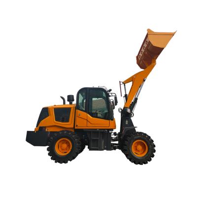 China Hotels Wholesale Best Quality High Power Wheel Mini Tractor Backhoe Loader Digging Loader Te koop