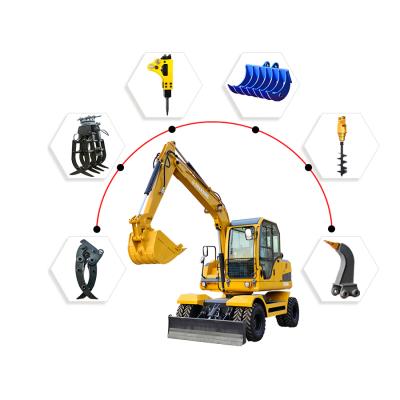 Κίνα High Quality Multi-Function Design Building Material Stores Steering Wheel Suspension Seat Sealing Mini Diger Excavator προς πώληση