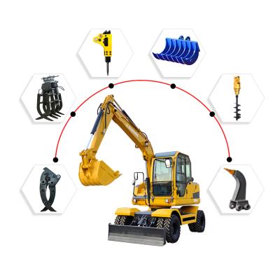 China Building Material Stores Top Selling Products Sealing Design Luxury Cabin Turbo-charged Exhaust Mini Excavator Te koop