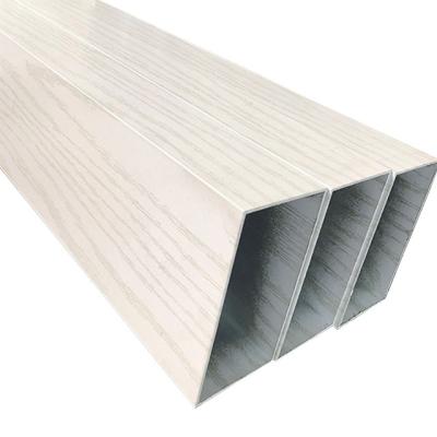 China Door & Window 80 20T Slot 150X150 Wood Grain Supplier Manufacturers in China Aluminum Profile for Door Windows for sale