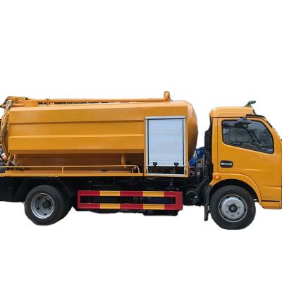 China Sewer Suction Dongfeng Captain 8 Sewage Suction Truck Direct Sales Cubic Suction Sewage Truck for sale