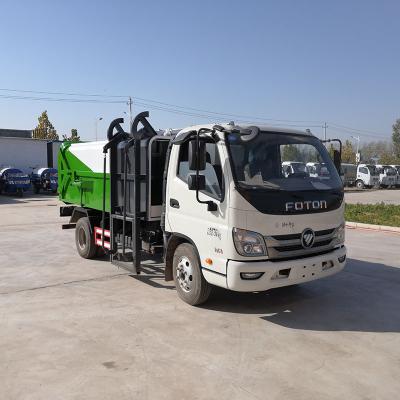 China Factory source enterprise large-scale garbage truck produces 5 way cubic garbage truck for sale