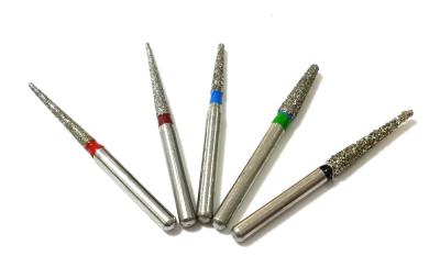 China Super Coarse FG Diamond Bur Finishing Dental High Speed Needle Inlay Preparation for sale