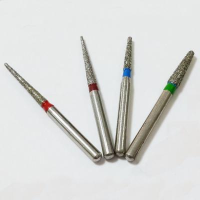 China Odontología de acabado de la oficina de FG Diamond Bur Dental Torpedo Diamond en venta