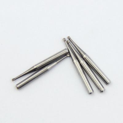 China Kleine Tandcarbidedienst verminderde Diamond Bur Ball Plain Cut-plotseling Hoofd Te koop