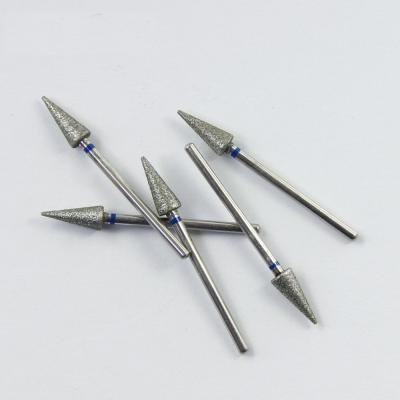 Cina Testa a bassa velocità di Diamond Coated Burr Set Polishing HP Burr Grinding Polishing Needle Shape in vendita