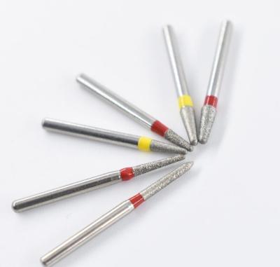 China Teeth Cutting Fg Diamond Burs 1.60mm Diameter Negotiable Packaging en venta