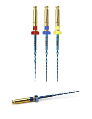 China M3-I Blue Engine NiTi 3*1 Protaper Rotary Endodontic Files High Flexibility for sale