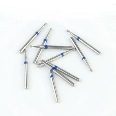 China High Speed FG Diamond Cutting Burs With Shank 1.60mm SI Series Inverted Cone zu verkaufen