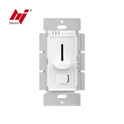 China Universal Single Pole ETL/CETL Single Pole Light Dimmer Switch 120V For LED Lights for sale