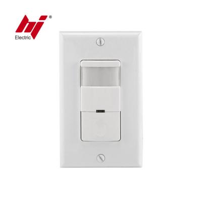 China Motion Sensor Single Light Switch Position Sensor Pole Neutral Wire Required for sale