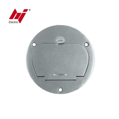 China Open Round Hinge Strip Floor Box One Socket Hinged Cover For Duplex Outlet for sale