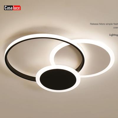 China Modern simple energy saving led ceiling lamp aluminum and acrylic modern lighting hot sale for sale