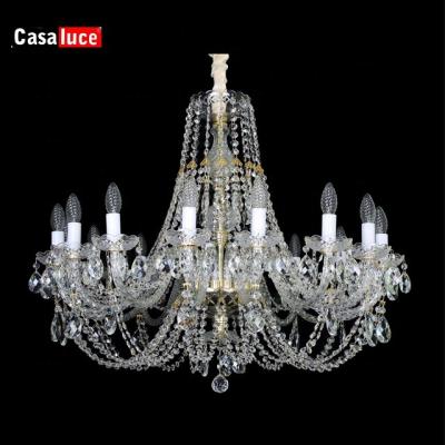 China New Design Hotel Luxury Modern Decoration Custom K9 Crystal Chandelier Glass Chandelier for sale