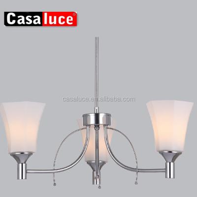 China Residential Zhongshan Casaluce Lighting High Quality Modern Glass Chandelier Light for sale