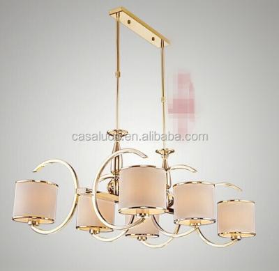 China Factory Good Quality Residential Pendant Lamp Chandelier Metal Gold Color 10 Years For Restaurant Led Pendant Light for sale