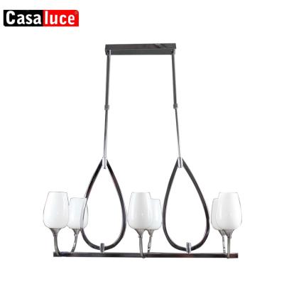 China Modern Decorative Modern Fancy Design Led Pendant Light Glass Chandelier Lights for sale