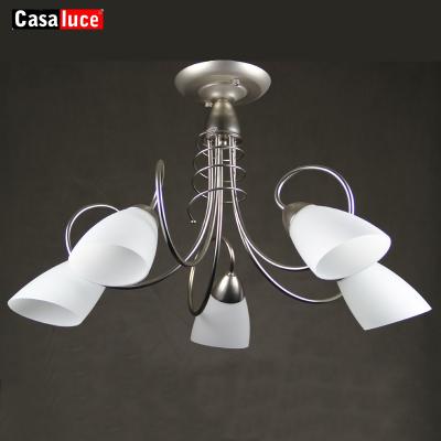 China Residential China factory direct sales hotel or home decorative chrome glass pendant ceiling light for sale