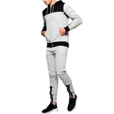 China High Quality Men's Gym Cotton Tracksuits Spandex Sweat Suit Custom Clothing Mens Breathable Plain Tracksuit for sale