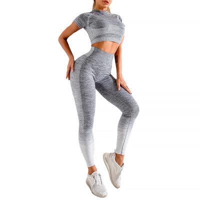 China Latest Sport Suit Women Fitness Clothing Breathable Female Sport Wear Yoga Sets Gym Jogging Suits for sale