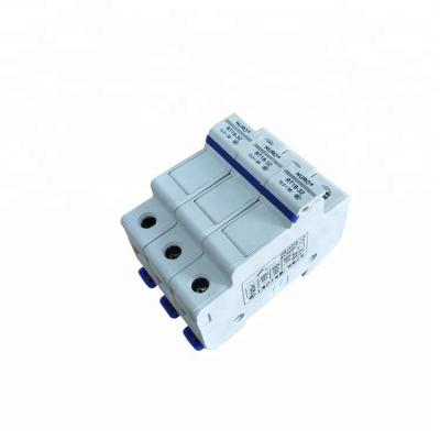 China 10*38mm Low Voltage RT18-32 Din Rail Fuse Holder For 10x38 Cylinder Fuse for sale