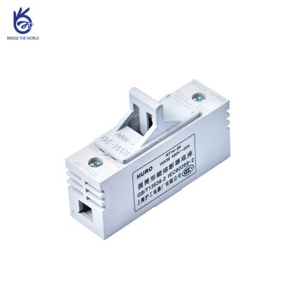 China 10*38mm RT14-20 DIN Rail Fuse Block For Cylinder 16 Amp Ceramic Fuses for sale