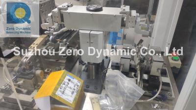 China Máquina de balanceo del rotor externo de la herramienta eléctrica horizontal de dos estaciones Balancedor de corrección automática de perforación en venta