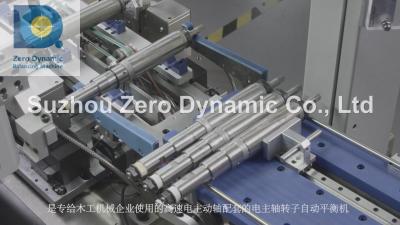 China Elektrische spindel kern automatische balansmachine, gemotoriseerde spindel schacht balancer Te koop