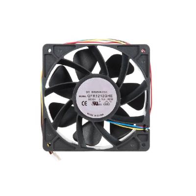 China Computer Case QFR1212GHE 120x120x38 6000RPM 12V 2.7A High Speed ​​Computer Fan Replacement 4pin Connector for sale