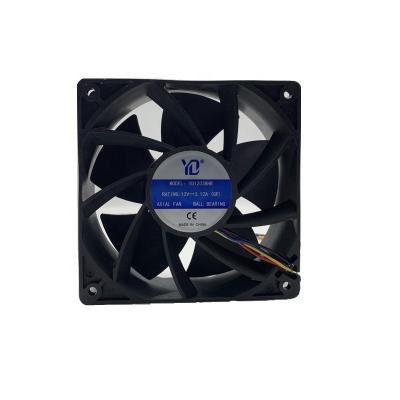 China YD12038HB 120x120x38 12V 3.12A Axial Computer Fan 4 Pin 7000RPM Computer Server for sale