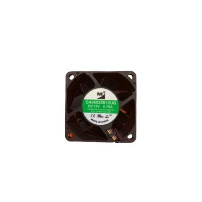 China Computer high speed axial fan DA06025B12UG 60x60x25 mm 12V 0.7A for sale