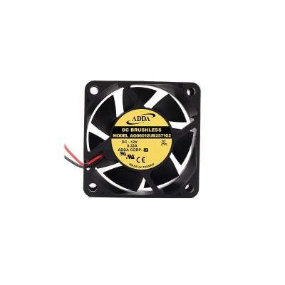 China AG06012UB257102 Machinery Repair Shops Ultra Speed ​​Fan 6025 60x25mm 12V 0.32A Power Supply Unit Cooler for sale