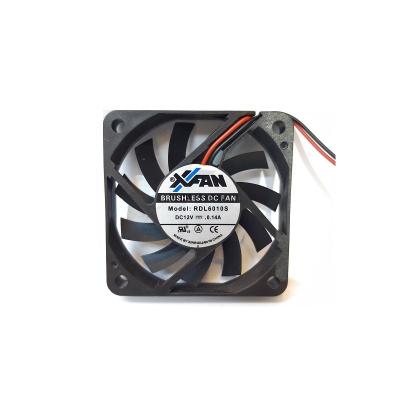 China Computer 60x60x10 Brushless DC Fan xfan 12V 0.14A RDL6010S for sale