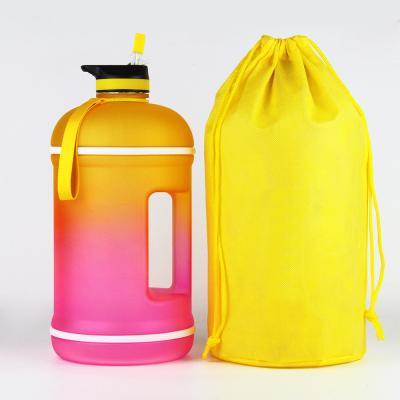 China Viable Custom Gallon Gym Water Bottle, 1gallon Color Change Gym Water Bottle Patent High Quality Product for sale