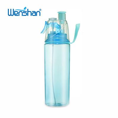 China Sustainable Bpa Free Drink Bottles Mist 600ML Plastic Spray Bottles Multi Function Sports Bottle for sale