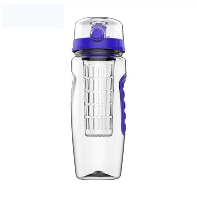 China Wenshan Sustainable Bpa Free 32oz Fruit Infuser Bottle New Fruit Shaker Tritan Fruit Infuser Water Bottle for sale