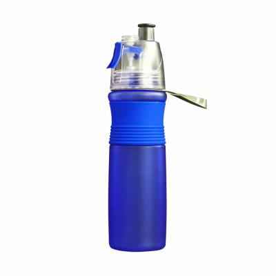 China Good quality convenient foldable bpa free silicone spray sports water bottle for sale