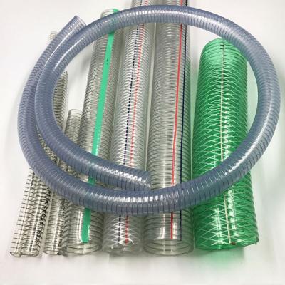 China Car Factory Direct Selling High Strength Working Environment Steel Wire Flexible Transparent Hose Washing for sale