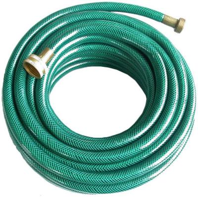 China Car Factory Direct Sales Reinforced Layflat Fiber Braided PVC Garden Hose for sale