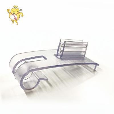 China Plastic Display Marker Label Holder Ticket Shelf Holder For Hanging Shelf Plastic Sign Holders for sale