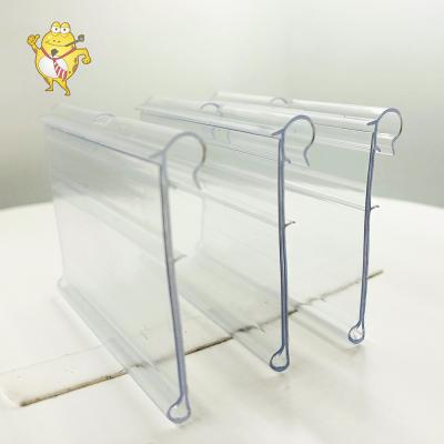 China Display Price Display Shelf Plastic Strip For Supermarket Shelves Leather Strip For Necklace for sale